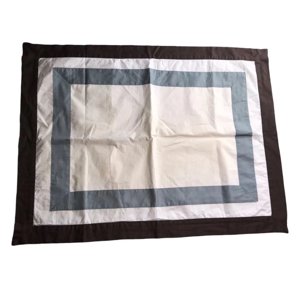 One Pair (Set of 2) Restoration Hardware Pillowcases QUEEN 100% Cotton ITALY